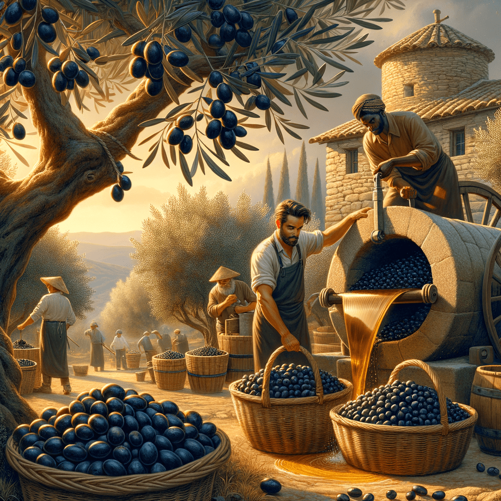 produzione olio d'oliva